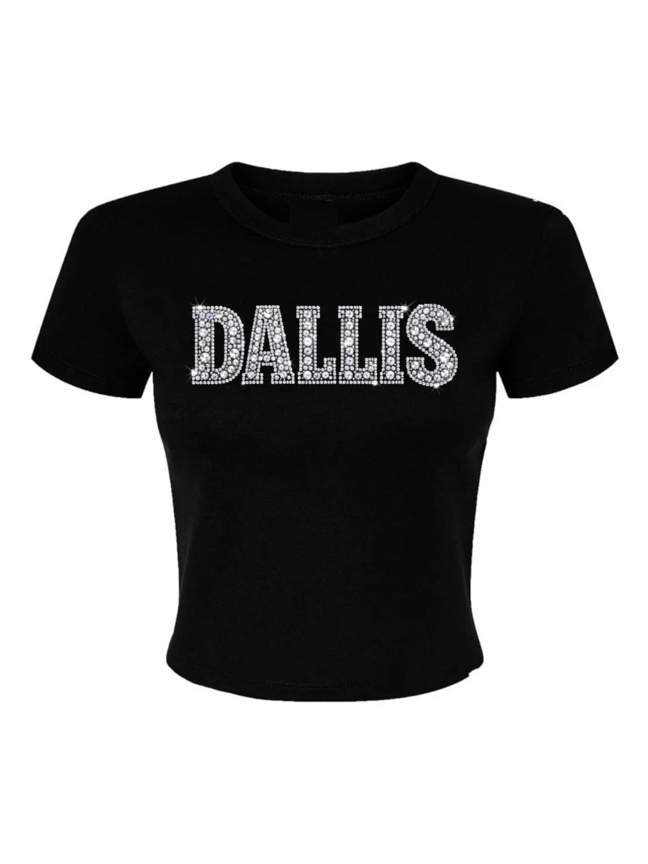 DALLIS BLINGED TOP SET